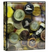 Альбом 3D для памятных десятирублевых монет 225х270 мм с 4-х кольцевым механизмом
